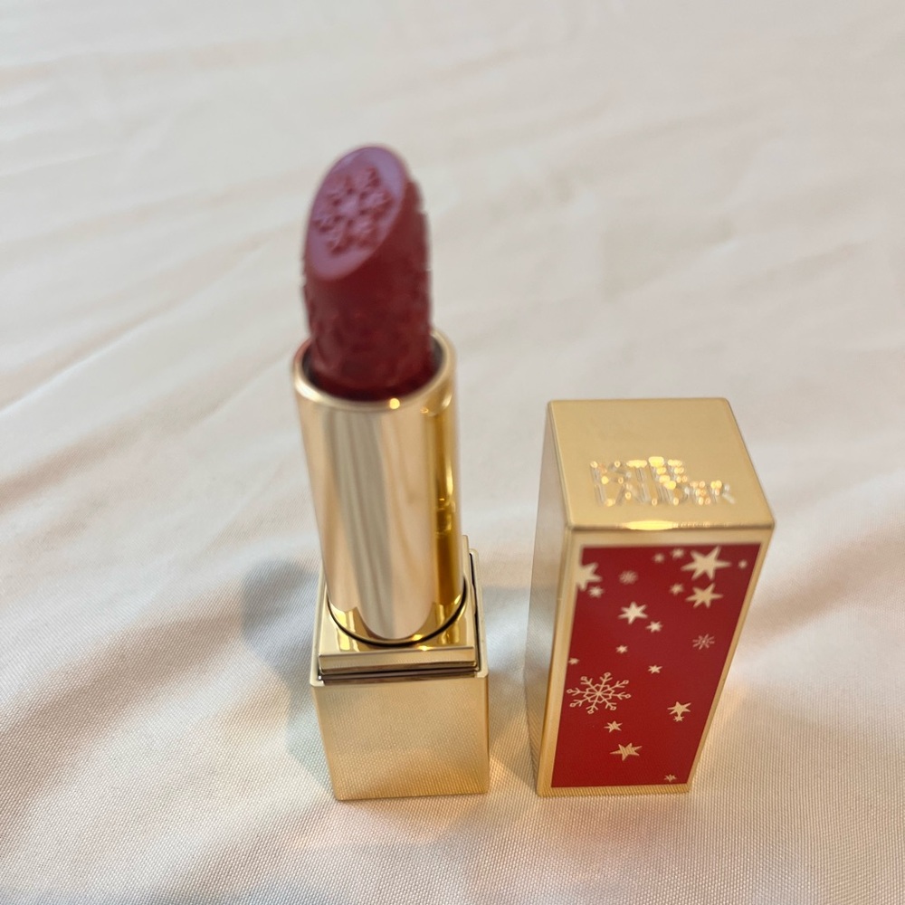 Estée Lauder Red Lipstick with Gold Case